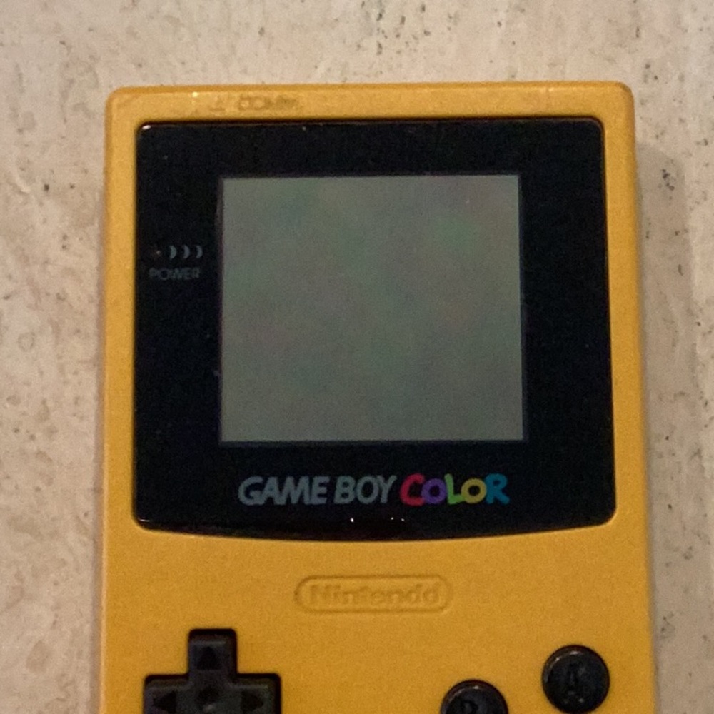 Nintendo Game Boy Color Console System Handheld Dandelion Yellow Gameboy - Picture 15 of 16